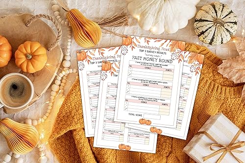 Miniatura 4 de Juego de pelea amigable para Acción de Gracias, noche de juegos familiares, trivia de Acción de Gracias, cuestionario familiar, juegos de Acción de