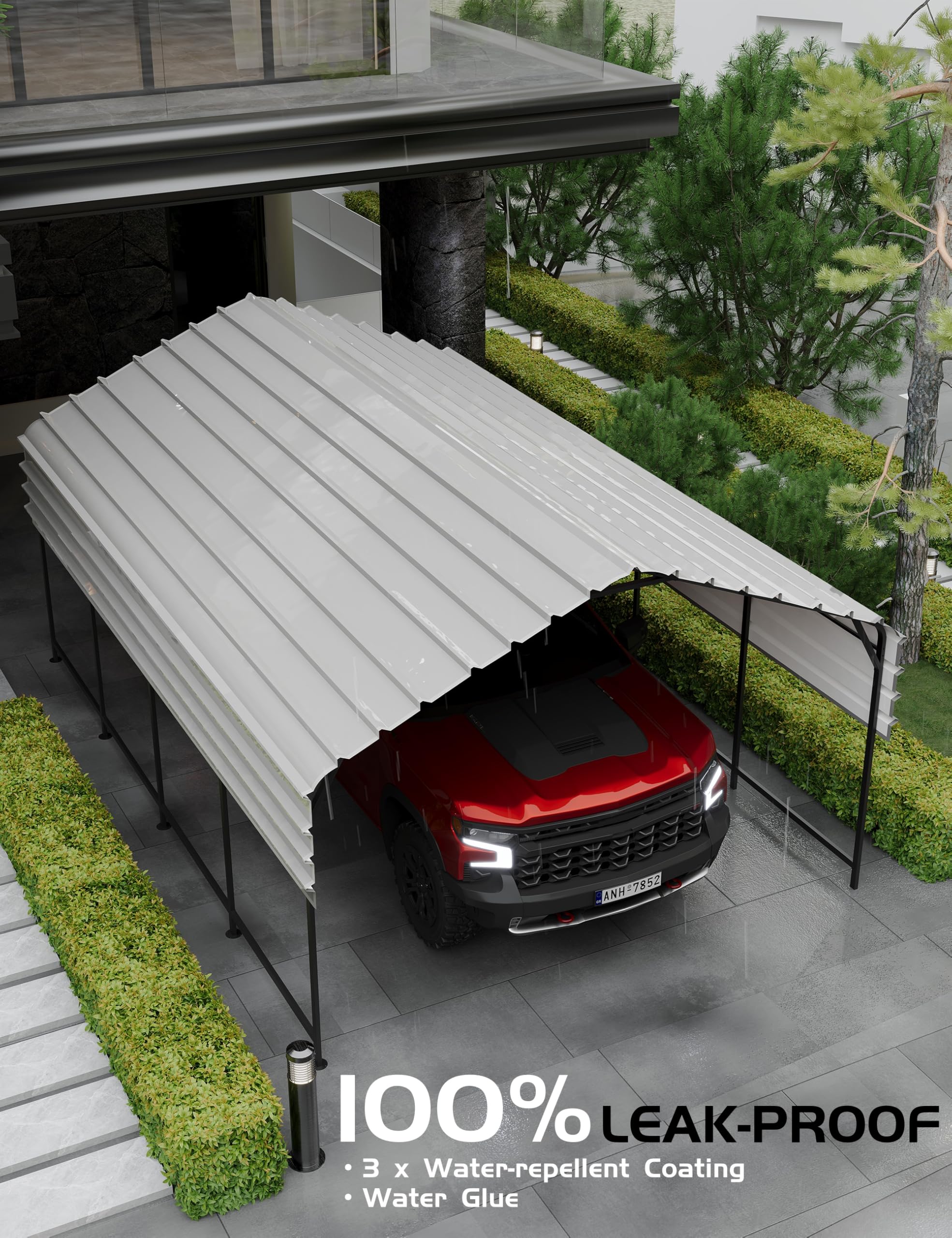 Amazon.com: GarveeLife Metal Carport 13'x21' Heavy Duty