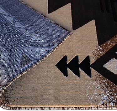 South West Native American Area Rug 5 Feet X 7 Feet Berber Design C318