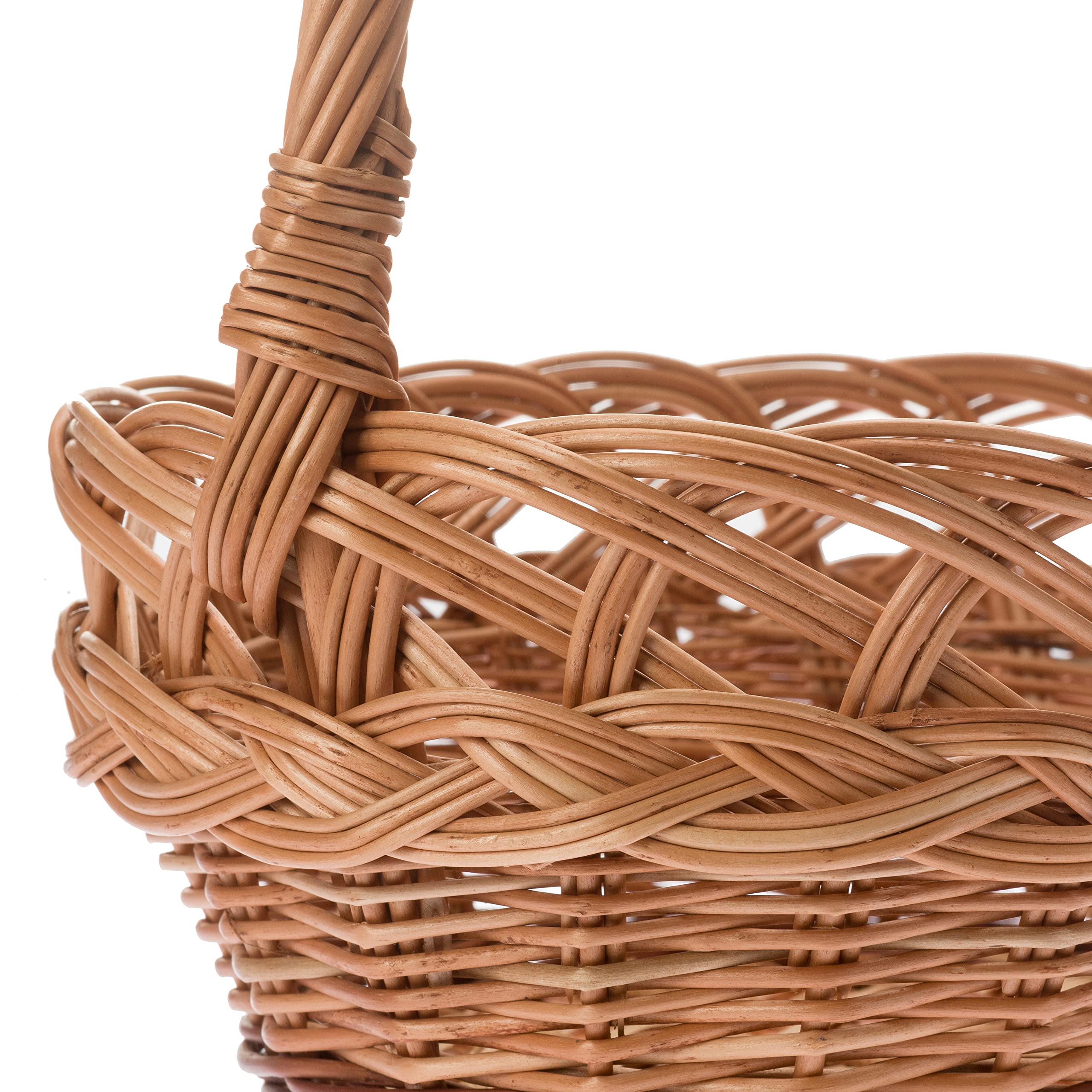 Cesta decorativa (20 x 30 x 27 cm, trenzada)