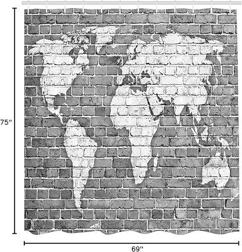Miniatura 5 de Ambesonne Cortina de ducha multicolor en tres tamaños