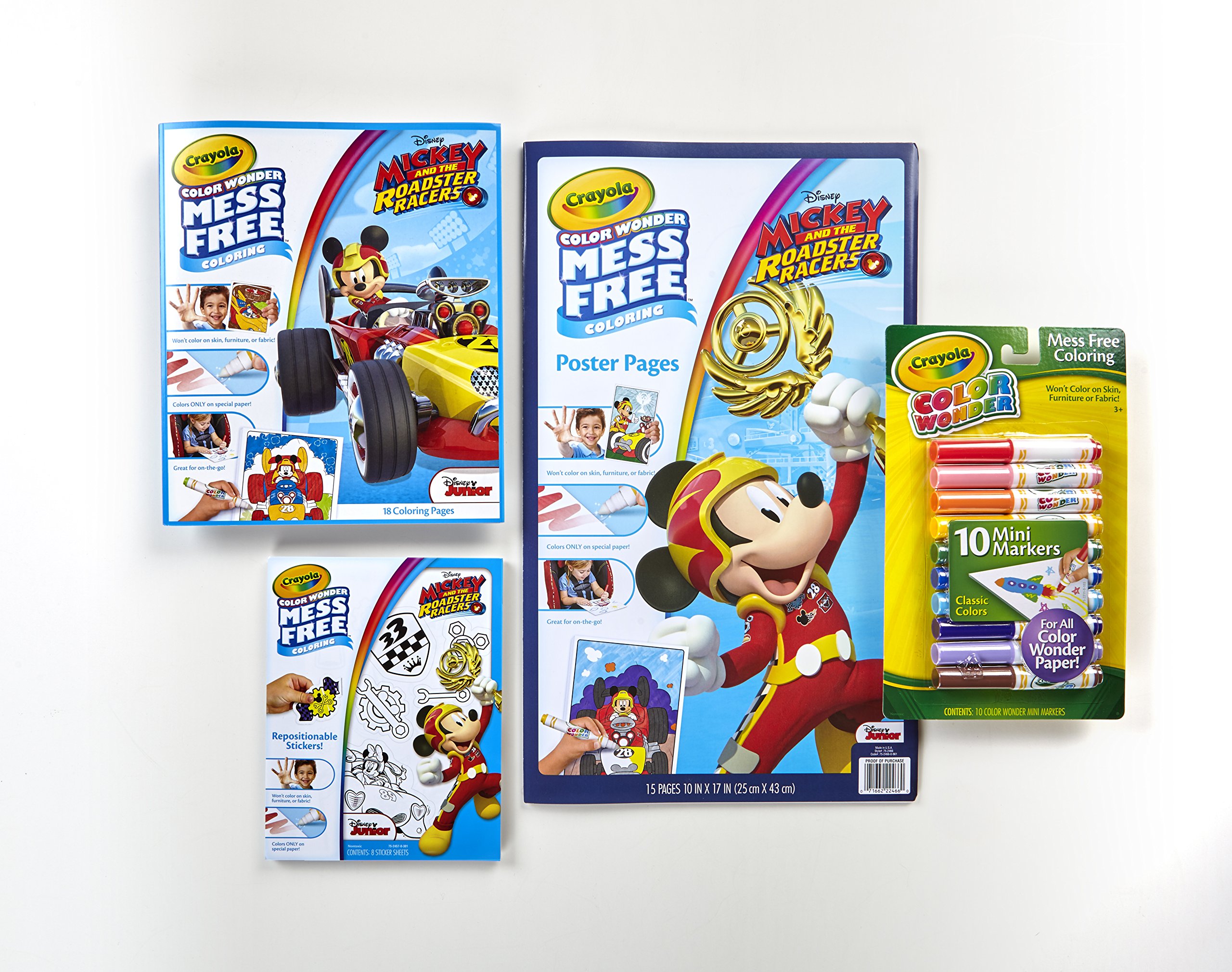 Crayola Color Wonder Mickey Mouse Clubhouse, Mess Free Coloring Pages Markers Gift For Kids I.1588965105