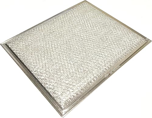 Filtro de grasa para campana extractora compatible con los números de modelo GE JV337X1WHC, JV338H1BB, JV338H1BBC, JV338H1CC, JV338H1WW