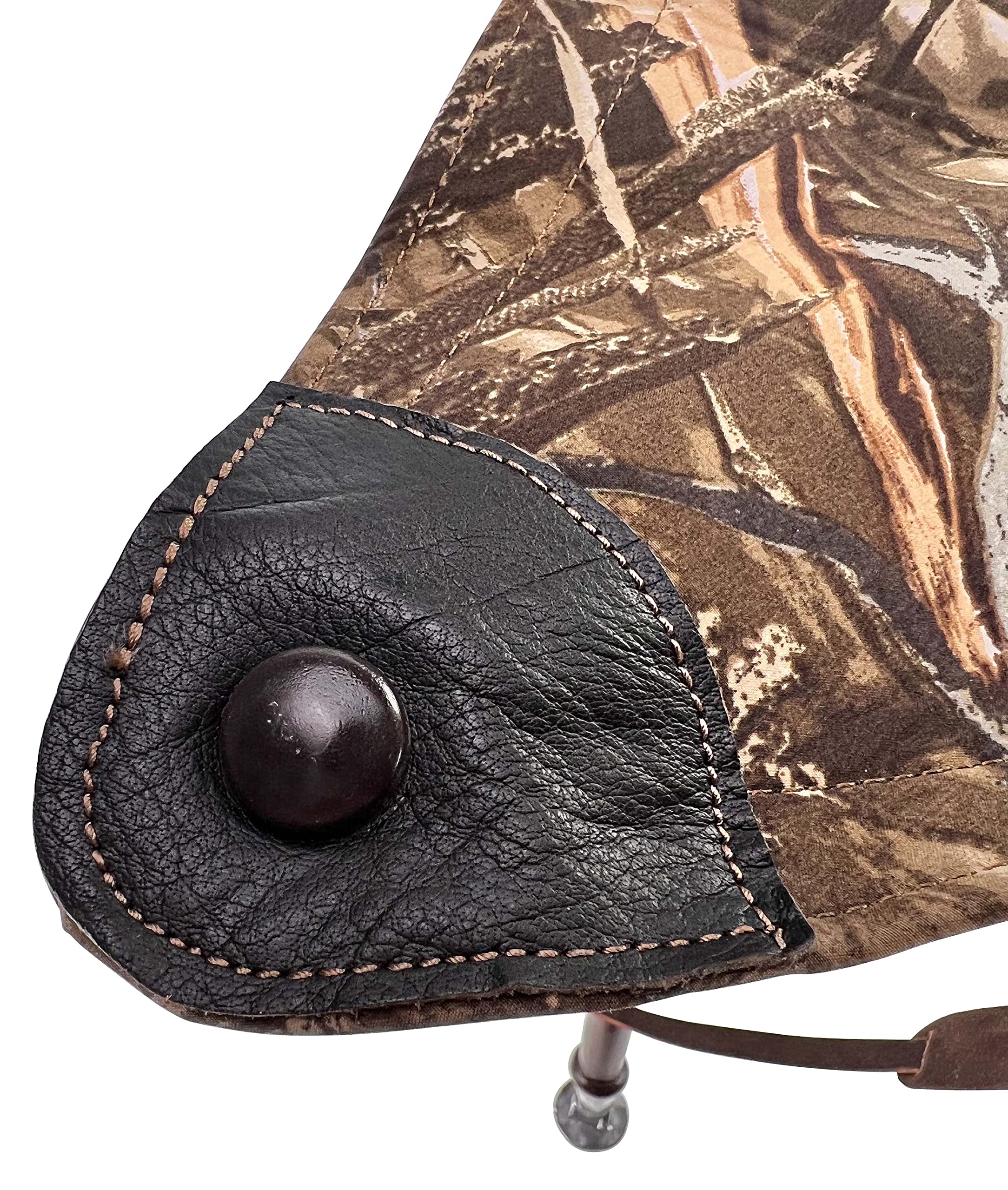 Januel Ardenna Pics Metal Asiento trípode Adulto Unisex, Camuflaje Cañas, Sencillo