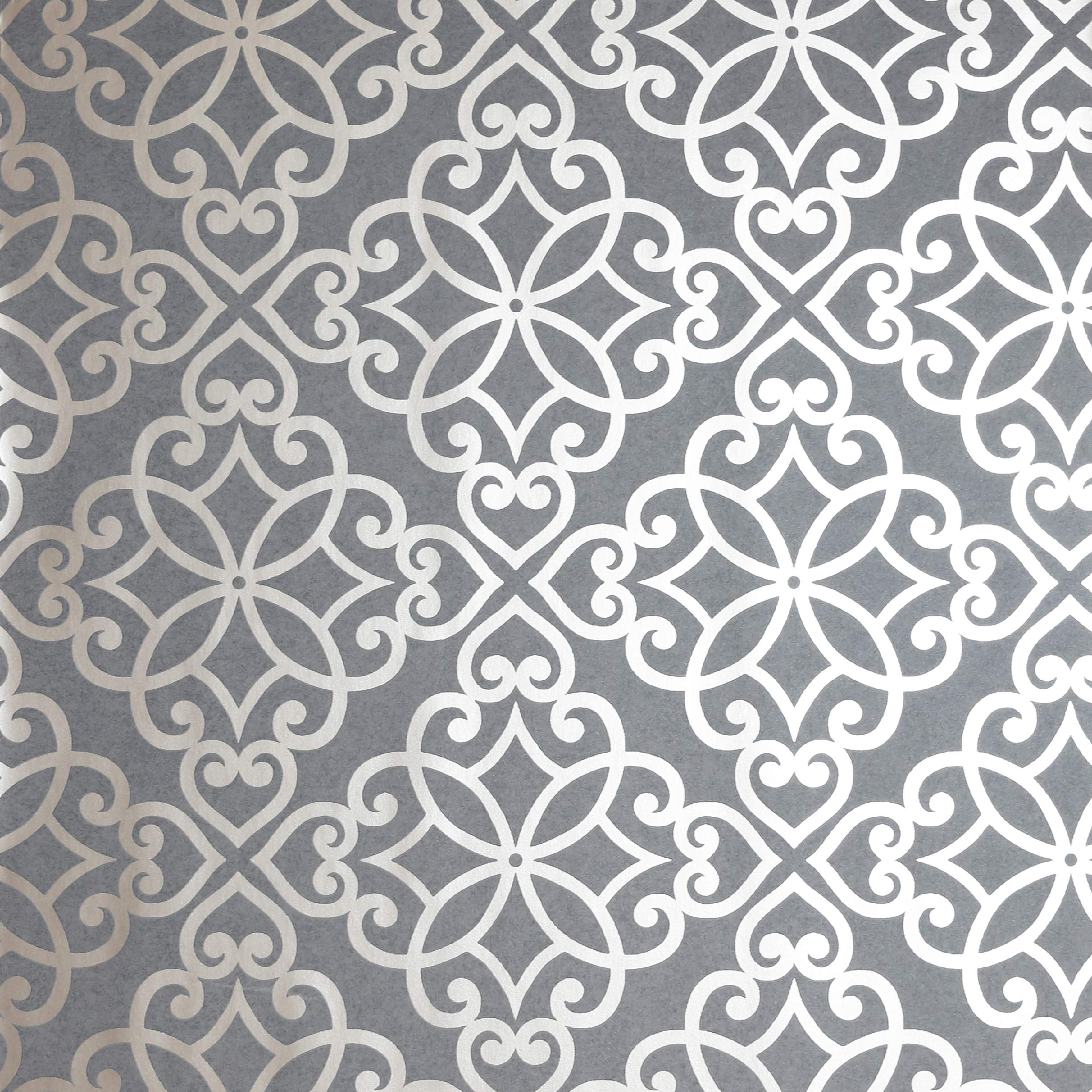 Arthouse Ornate Motif Charcoal & Rose Gold from B&Q