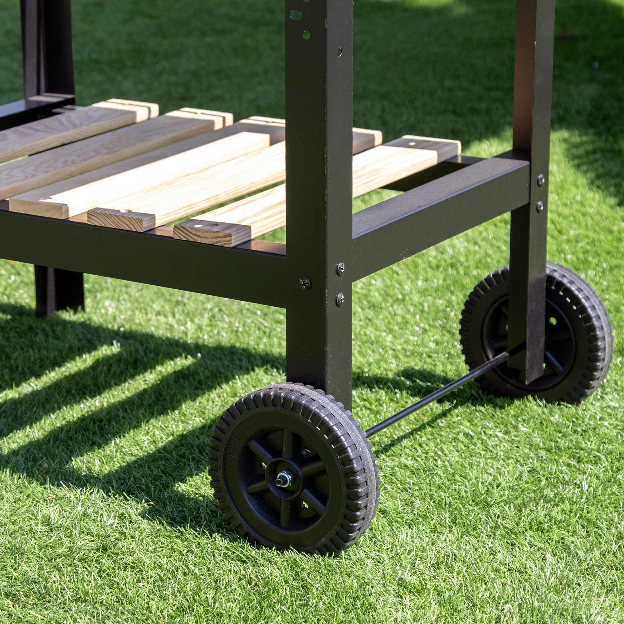 Barbecue au charbon de bois portable Aktive double grill