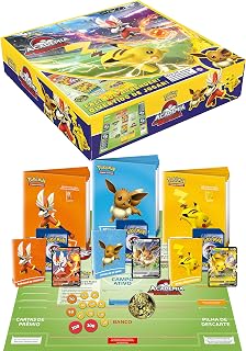 Box Pokémon Academia de Batalha Copag em português 180 cards cartas aprenda a jogar