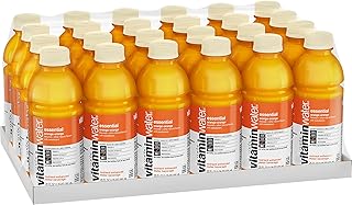 vitaminwater essential electrolyte enhanced water w/ vitamins, orange-orange drinks, 20 fl oz, 24 Pack