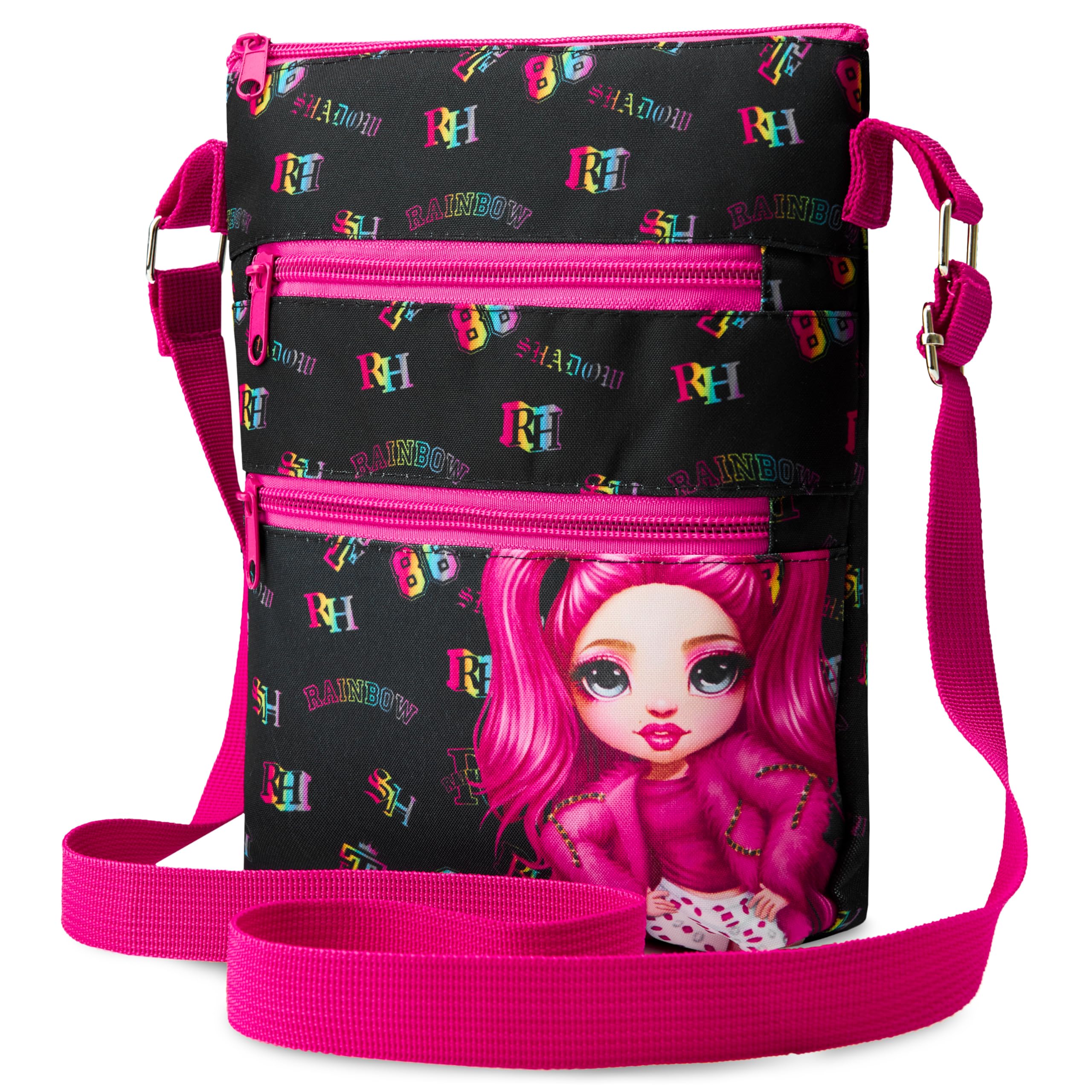 Rainbow HighCross Body Bag for Kids - Shoulder Bag With Adjustable Strap - Girls Accessories and Gifts