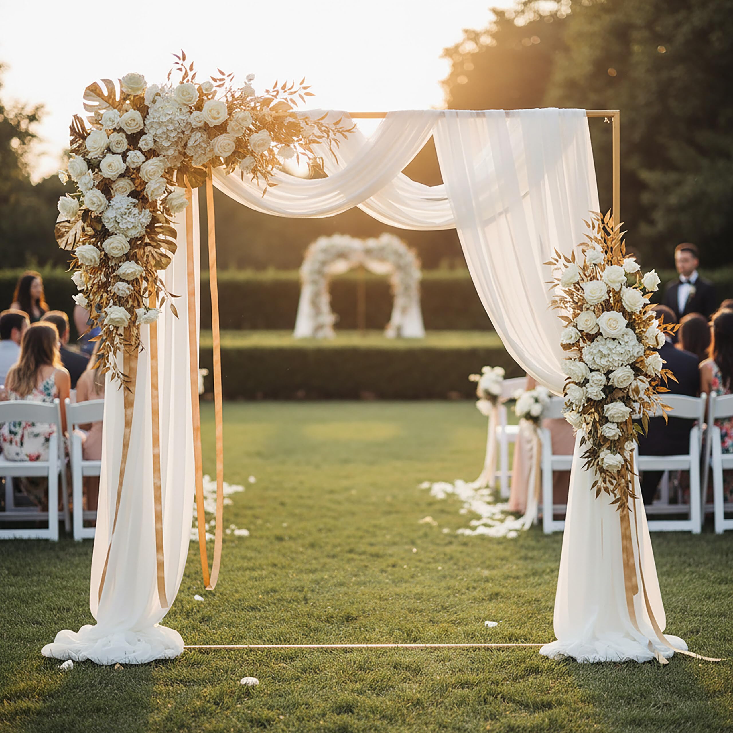 Relaxdays Arco di Palloncini, Metallo, Matrimonio, Compleanno, Fidanzamento, A x L: 160x200 cm