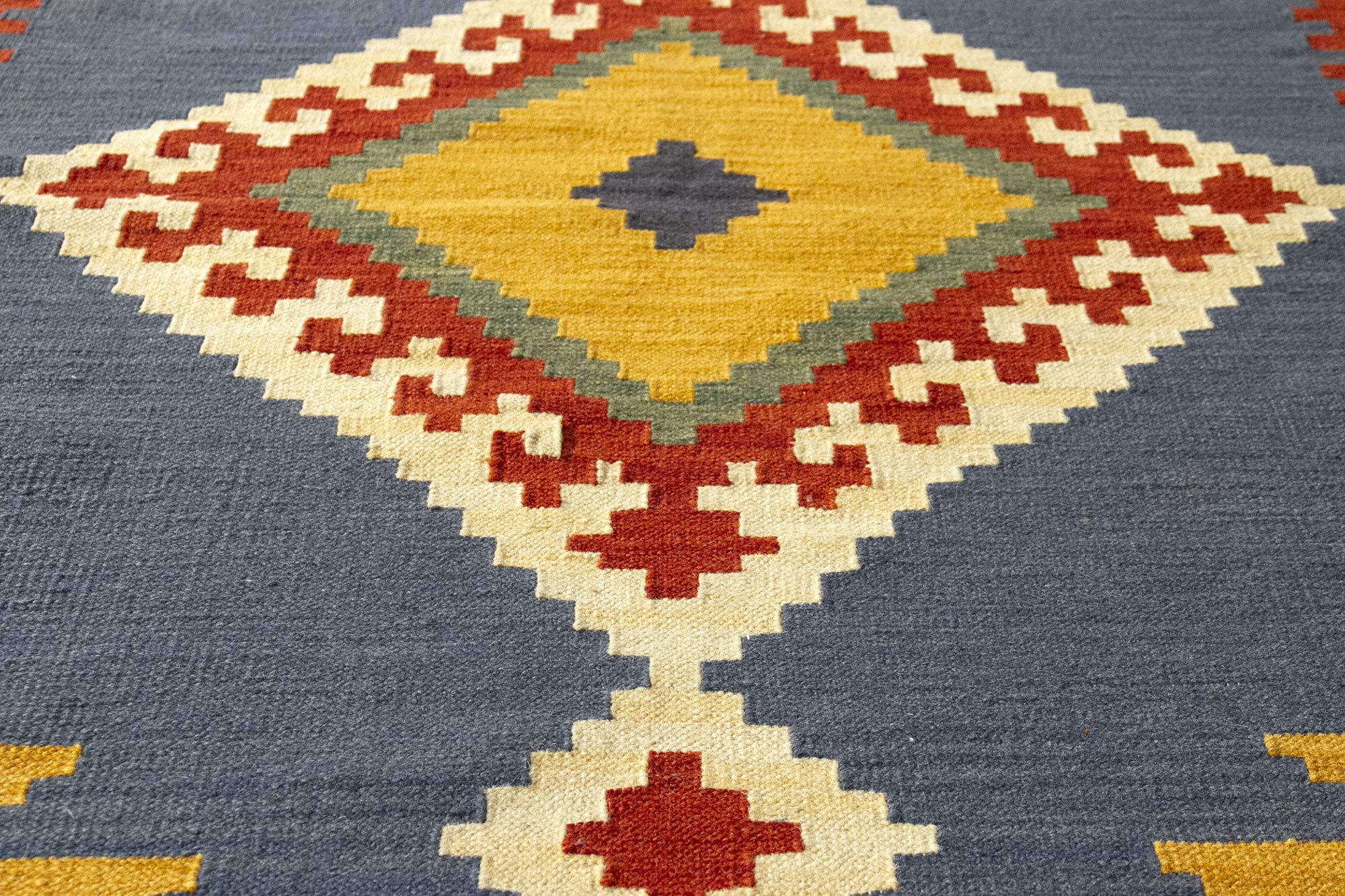 HAMID - Alfombra Kilim Lori con Diseño Moderno - 100% Lana - Alfombra Tejida a Mano - Alfombra de Pasillo, Salón, Dormitorio, Sala de Estar, Entrada (D.1, 170x110 cm)…