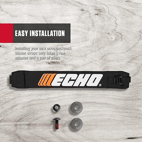Miniatura 6 de Echo C061000100 - Correas para soplador de mochila, calidad profesional, piezas originales de eco OEM para equipos de energía al aire libre (1