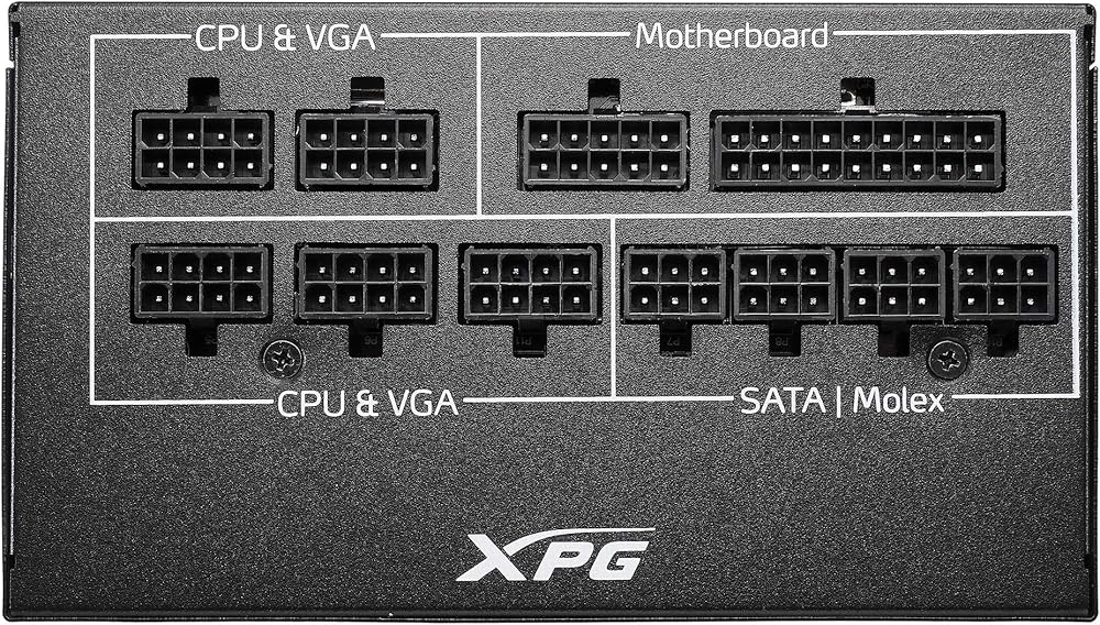 XPG CORE Reactor 750 Watt 80 Plus Gold Certified Fully Modular Power Supply thumbnail 2