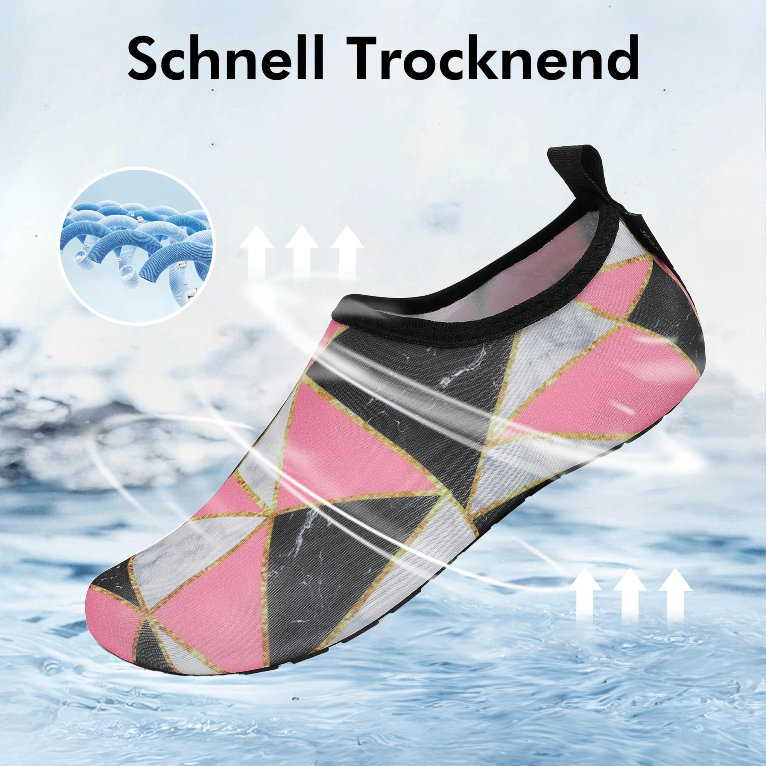 SAGUARO Scarpe da Scoglio Donna Uomo da Immersione Scarpette da Surf Water Shoes Barefoot per Bagno Spiaggia Mare Snorkel Yoga