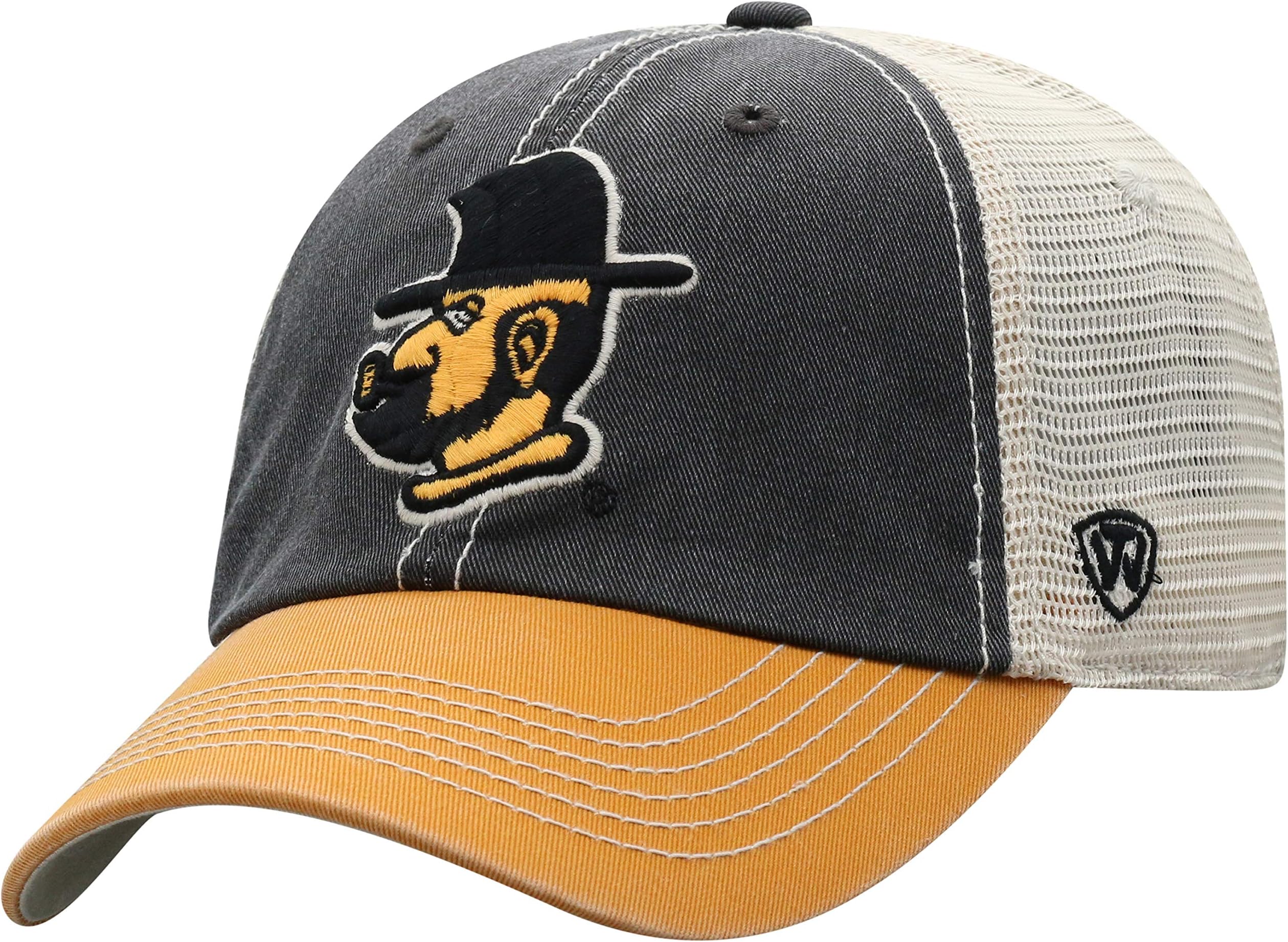 Top of the World Oklahoma State Cowboys Men's Relaxed Fit Adjustable Mesh Offroad Hat Team Color Icon, Adjustable