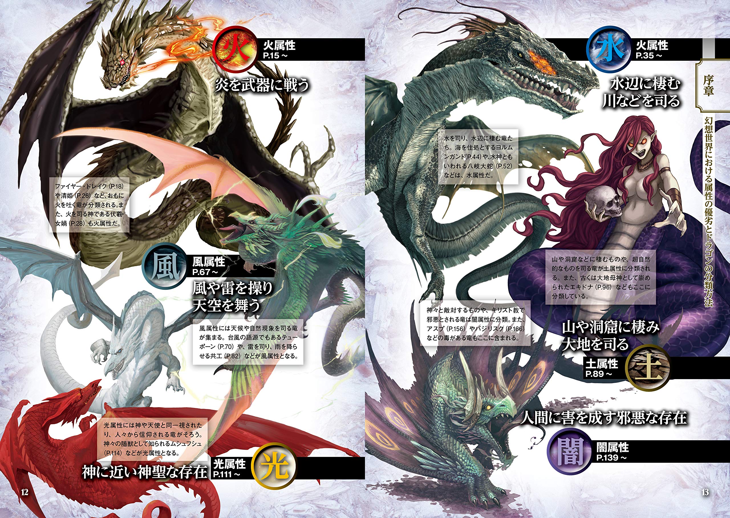 幻想ドラゴン大図鑑 健部伸明 本 通販 Amazon