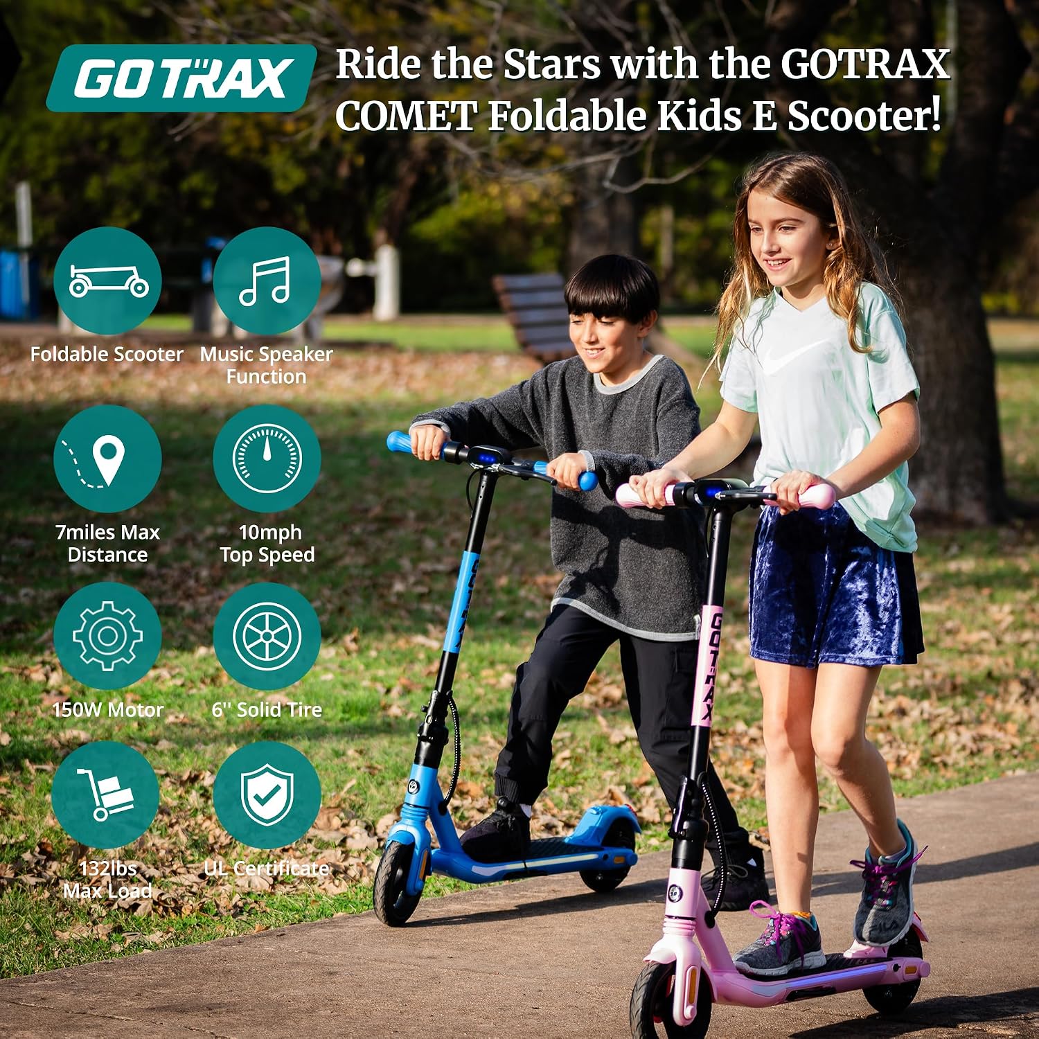 GOTRAX - Brandclub - Comet Electric Scooter for Kids