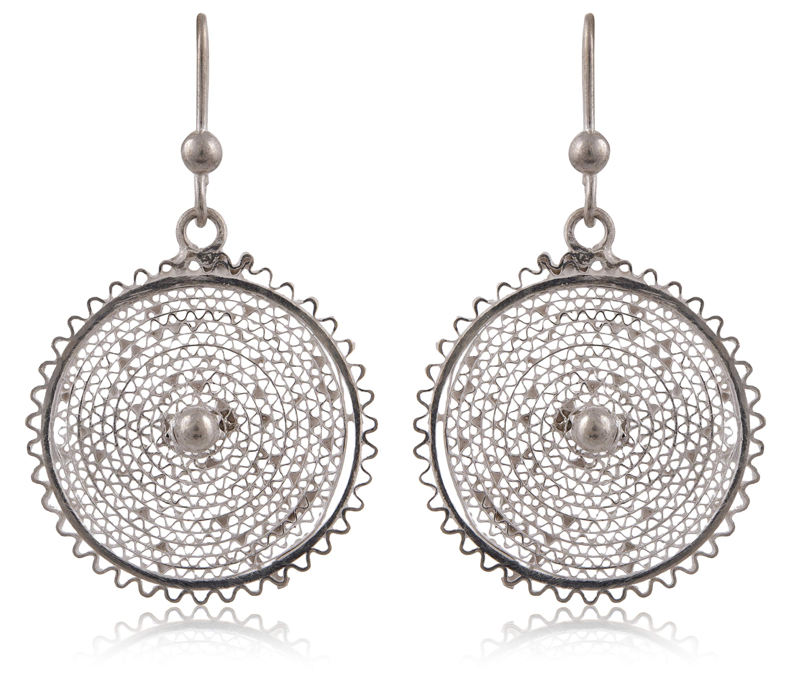 See full amazon price history chart for Arteastic Silver Filigree Dangle & Drop Earrings For Women (SJ-981) Arteastic Silver Filigree Dangle & Drop Earrings For Women (SJ-981) (B0824392QG) Amazon Price History, Amazon Price Tracker