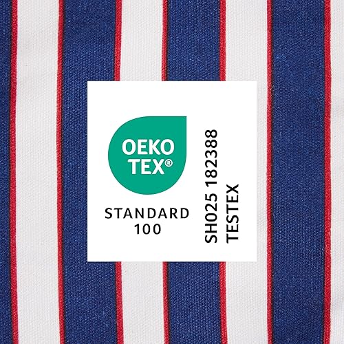 Vista 15 de Kate Spade New York Juego de 2 soportes botánicos a rayas para ollas, 7 x 10 pulgadas, negro/beige