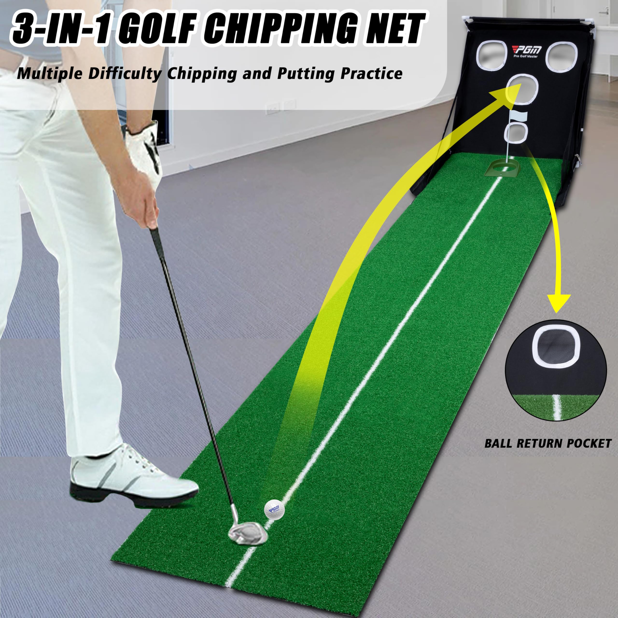 Amazon.co.jp: PGM パッティンググリーン インドアマット 屋内用