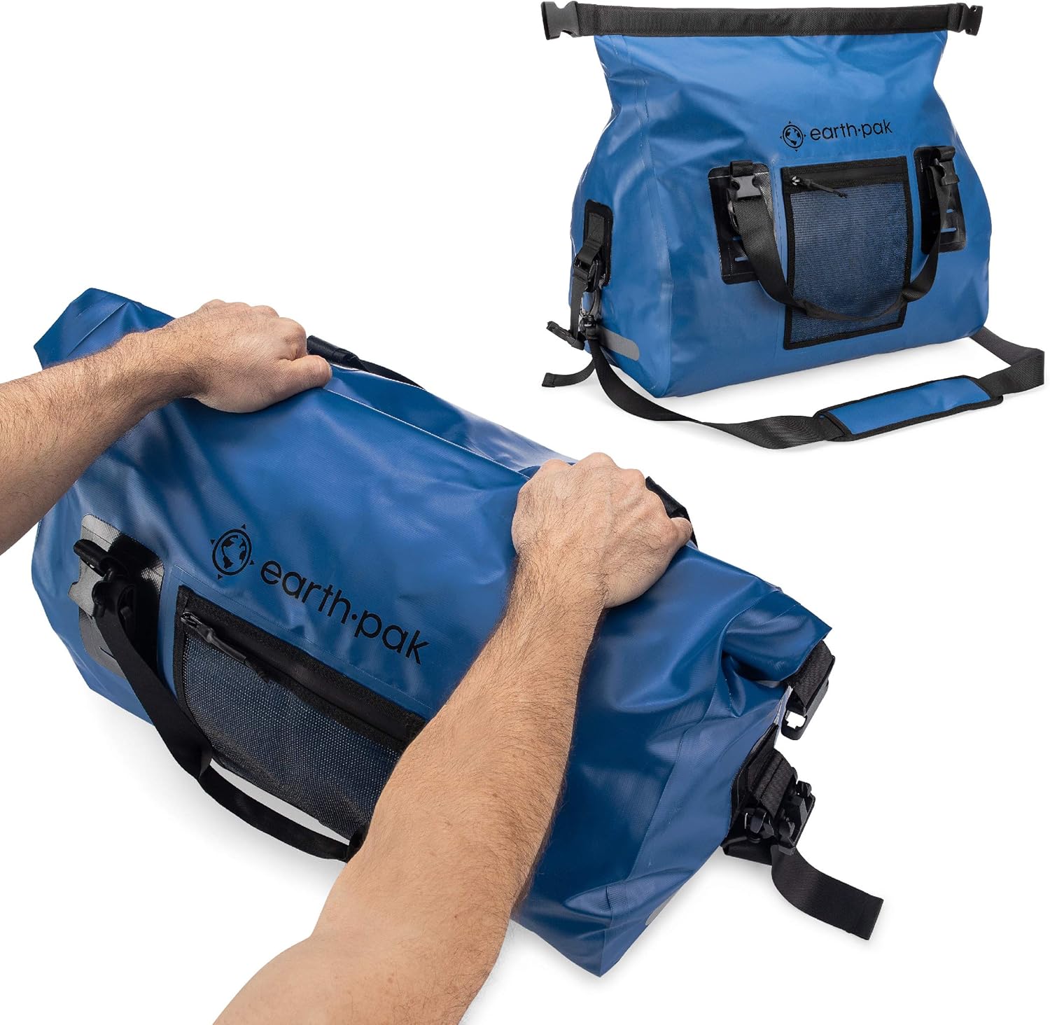 Earth Pak Waterproof Duffel Bag- Perfect for Any Kind of Travel, Lightweight, 50L & 70L Sizes, Large Storage Space, Durable Straps and Handles, Heavy Duty Material to Keep Your Gear Safe… : Sports & Outdoors
