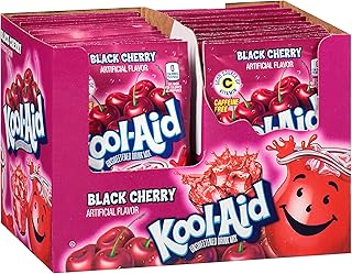 Black Cherry Unsweetened Soft Drink Mix, 0.13-Ounce Packets - Pack Of 96