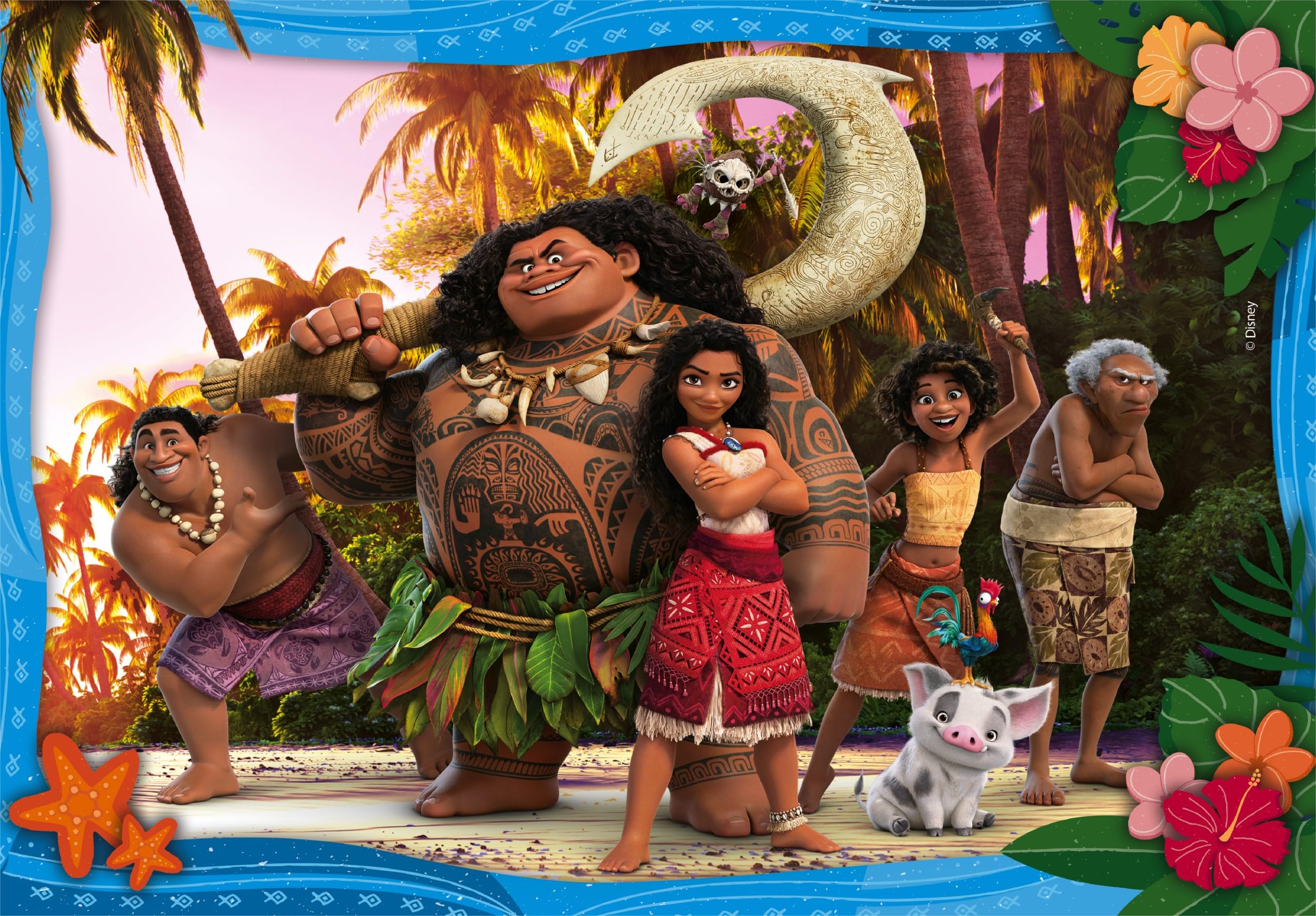 Clementoni Jigsaw Puzzle Disney Moana 2, 104 Pieces, Puzzle For Children 6-8 Years, Unisex, Classic, 37.9 x 26.9 cm - Image 2