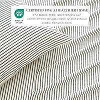 Vista 111 de 4-Piece Full Size Stripe Microfiber Sheet Set - Ultra-Soft, Brushed Bedding Sheets & Pillowcases - Wrinkle Free, Comfortable, All-Season Bed Sheets