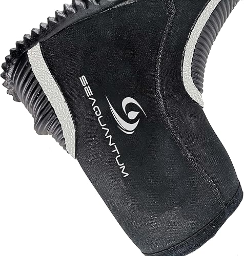 Miniatura 4 de Botas de buceo de neopreno de 0.197 in con antideslizantes para deportes acuáticos, esnórquel, buceo, botas de agua de surf