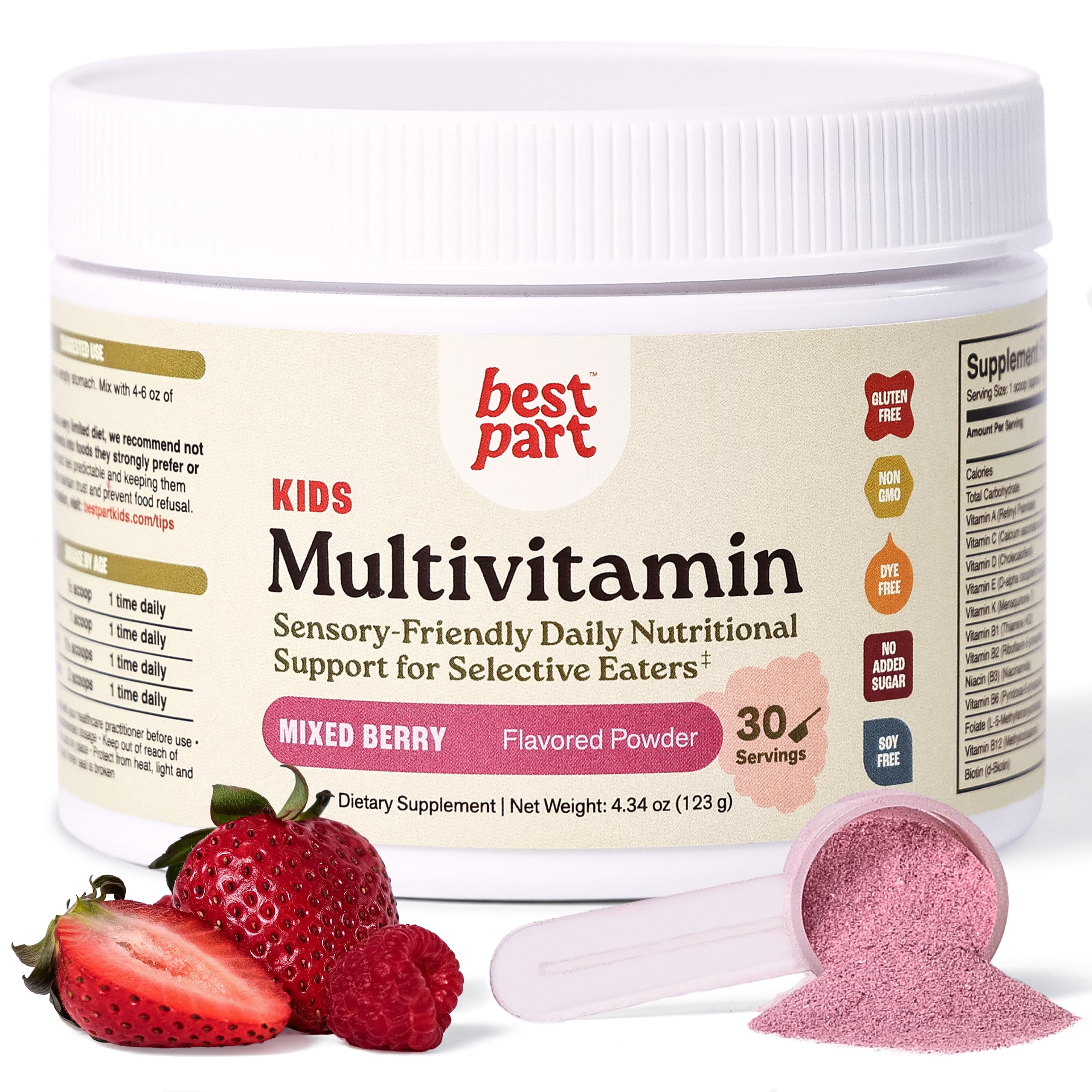 BEST PART Kids Multivitamin Powder, Unflavored, Ages 3+, Iron-Free — Amazon image 9