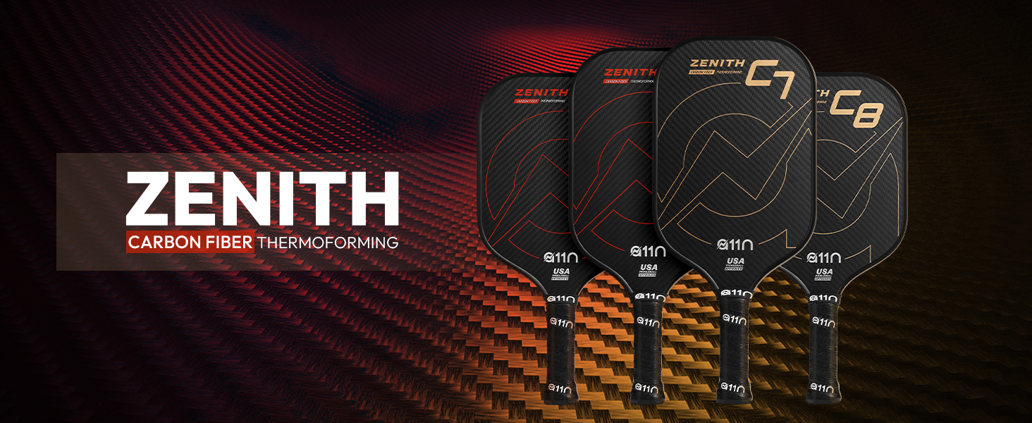 A11N Zenith C7 Pickleball Paddle 16mm | T700 Carbon Fiber with
