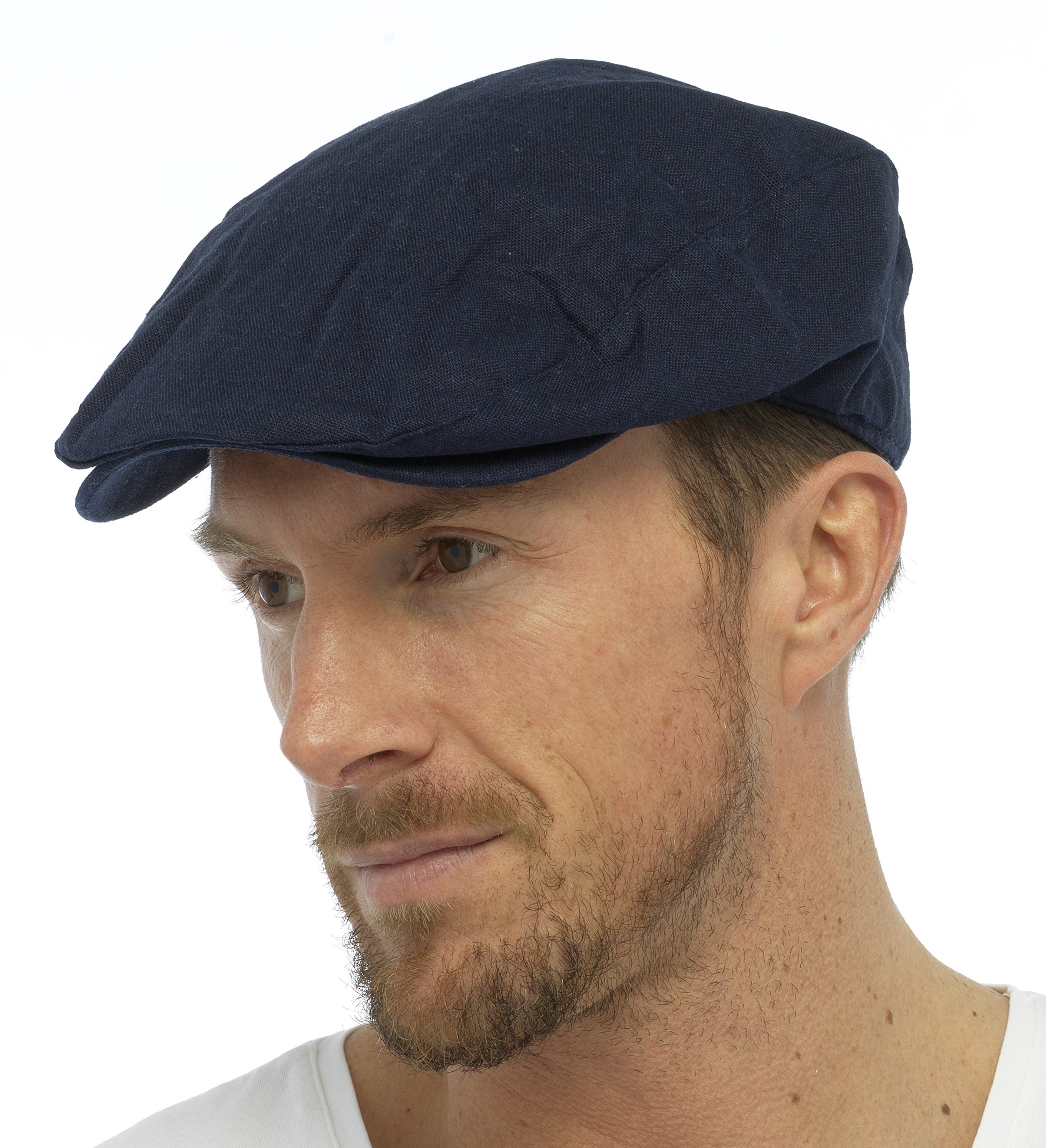 Mens Plain Traditional Flat Cap