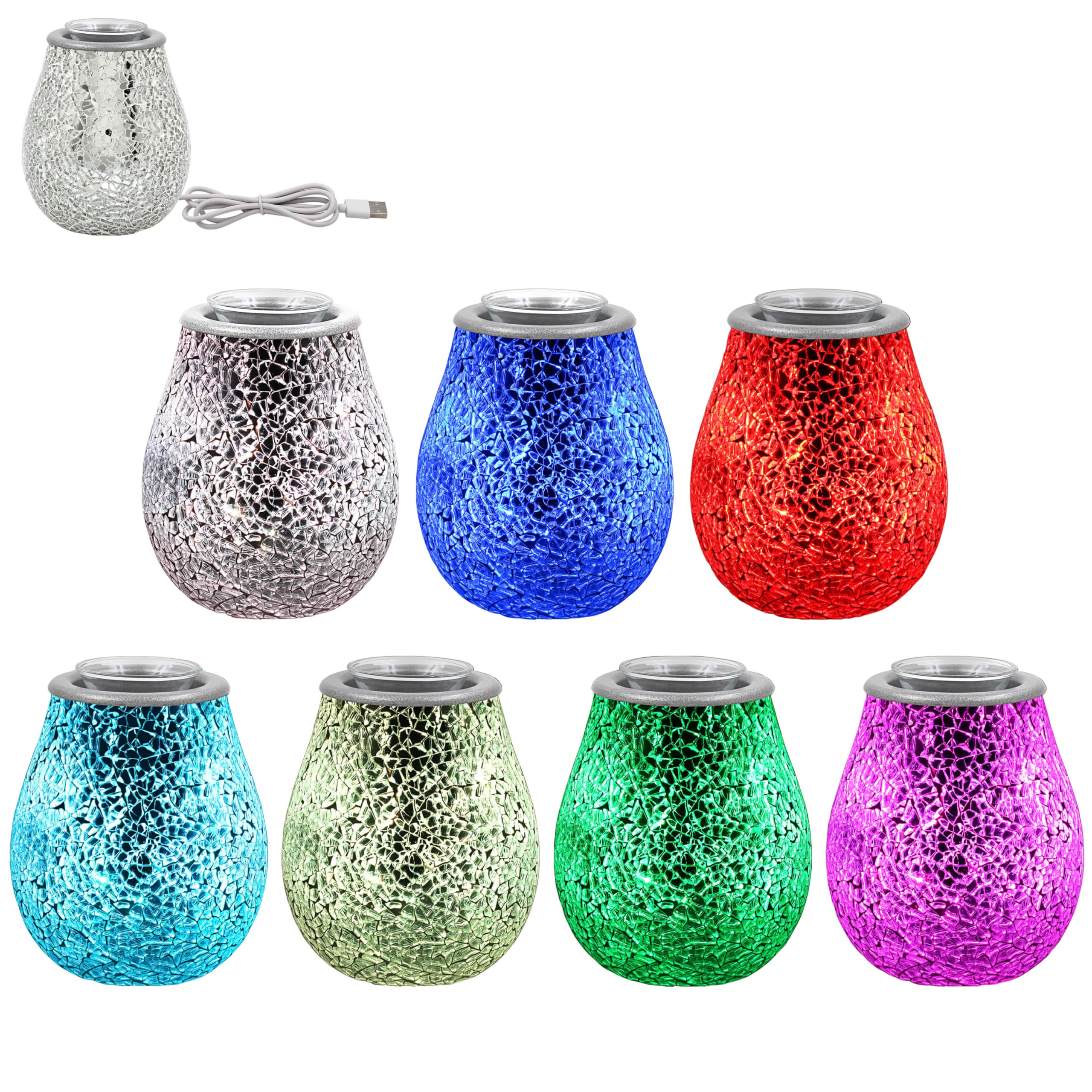 Lesser & Pavey Desire Aroma Desire Aroma Lamp Mosaic for Home & Living Room | Festive Table Lamp for Home Décor | Stylish Night Light for Bedroom & Hallway | Lovely Gift for Women & Men