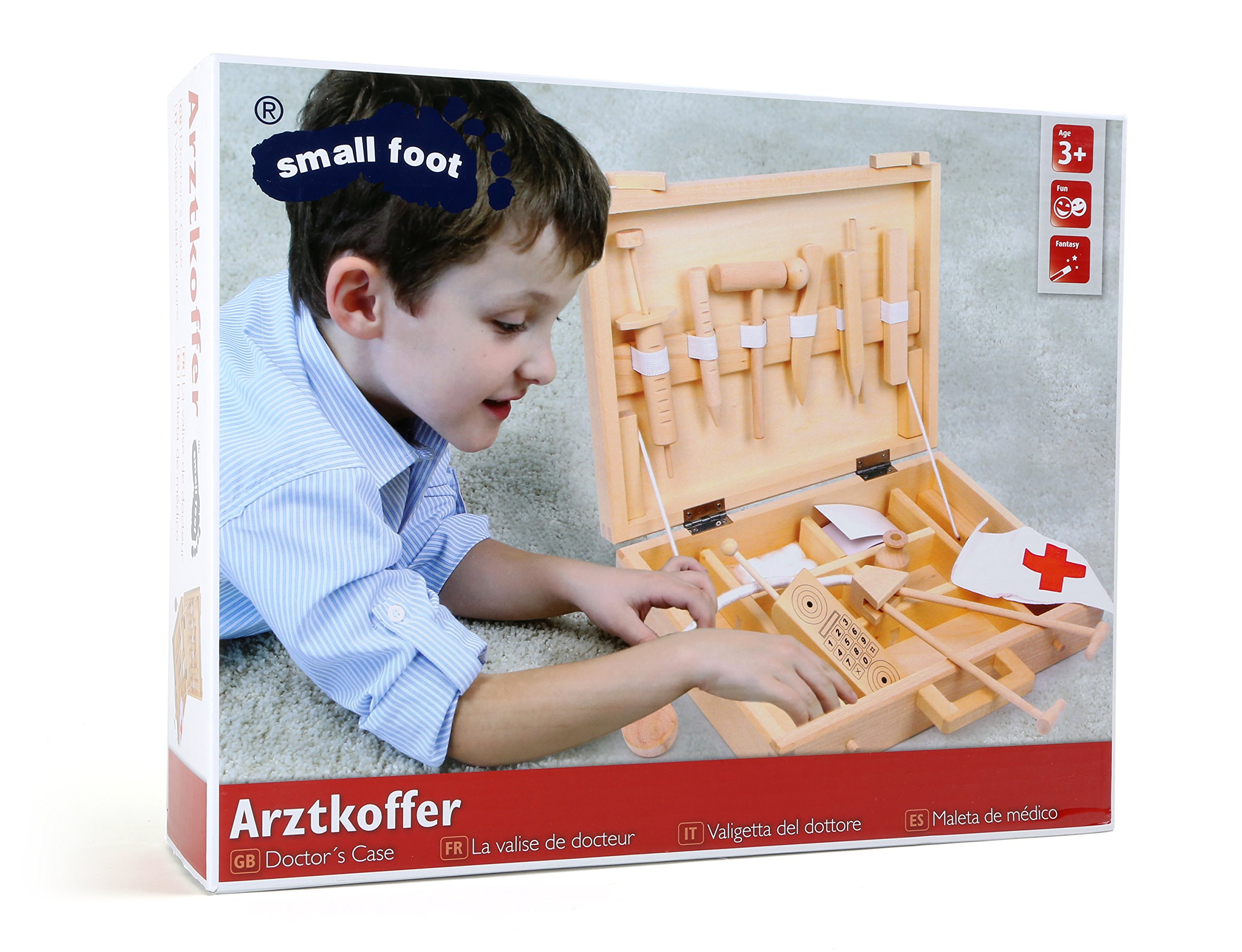 Small Foot Company 4602 - Maletín de Médico de Juguete (Madera)