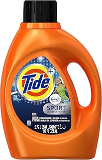 Tide Plus Febreze Sport Active Fresh Scent Liquid Laundry Detergent, 2.72 L, 59 loads