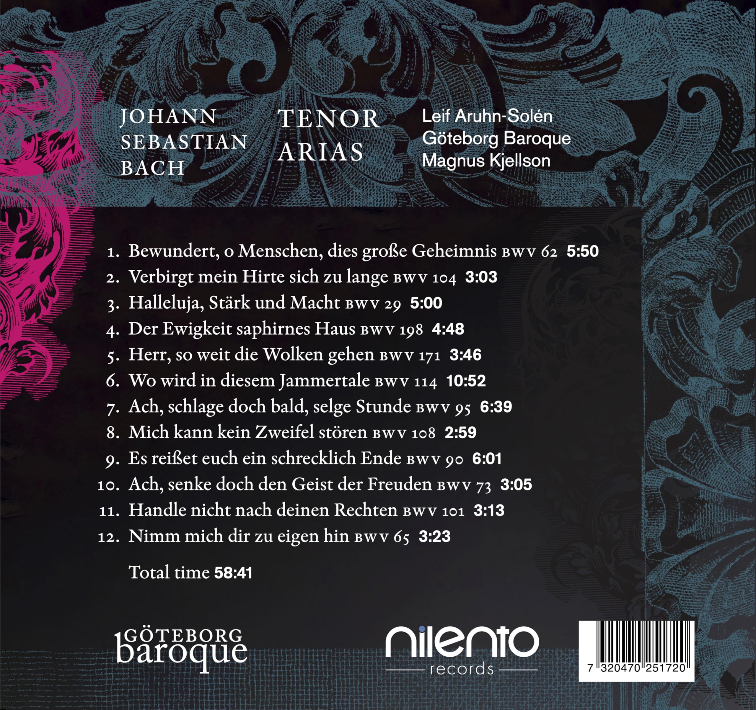 Bach: Tenor Arias Vol. 1+2 – Bundle – Autographed Edition Signed by the Artist