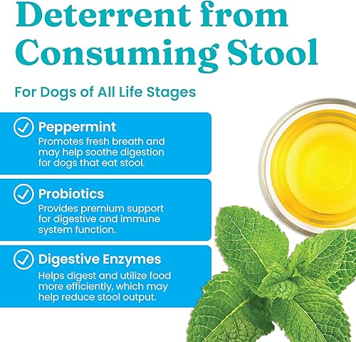 Miniatura 2 de Solid Gold Masticables sin caca para perros, disuasorio de la coprofagia y disuasorio para comer heces para perros que comen caca de perro, deja