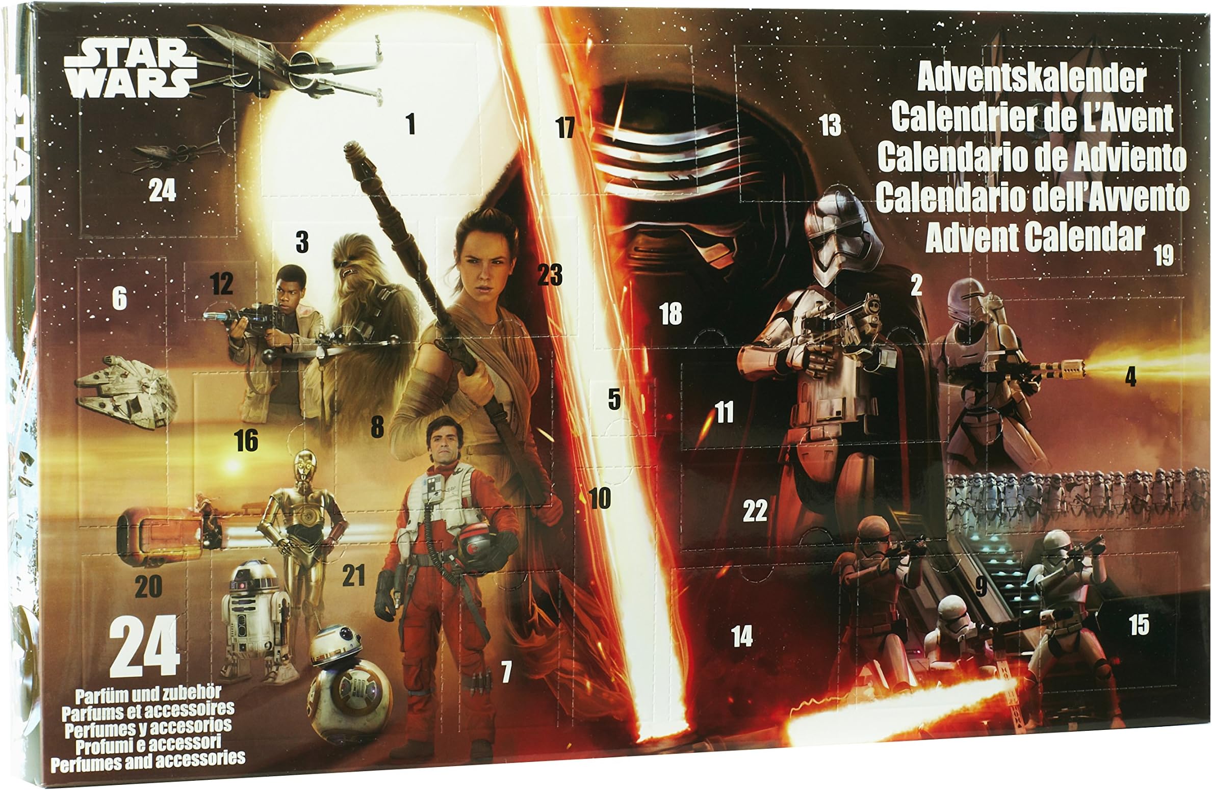Star Wars Fragrances Advent Calendar 2016 (1 Pack of 24 items)