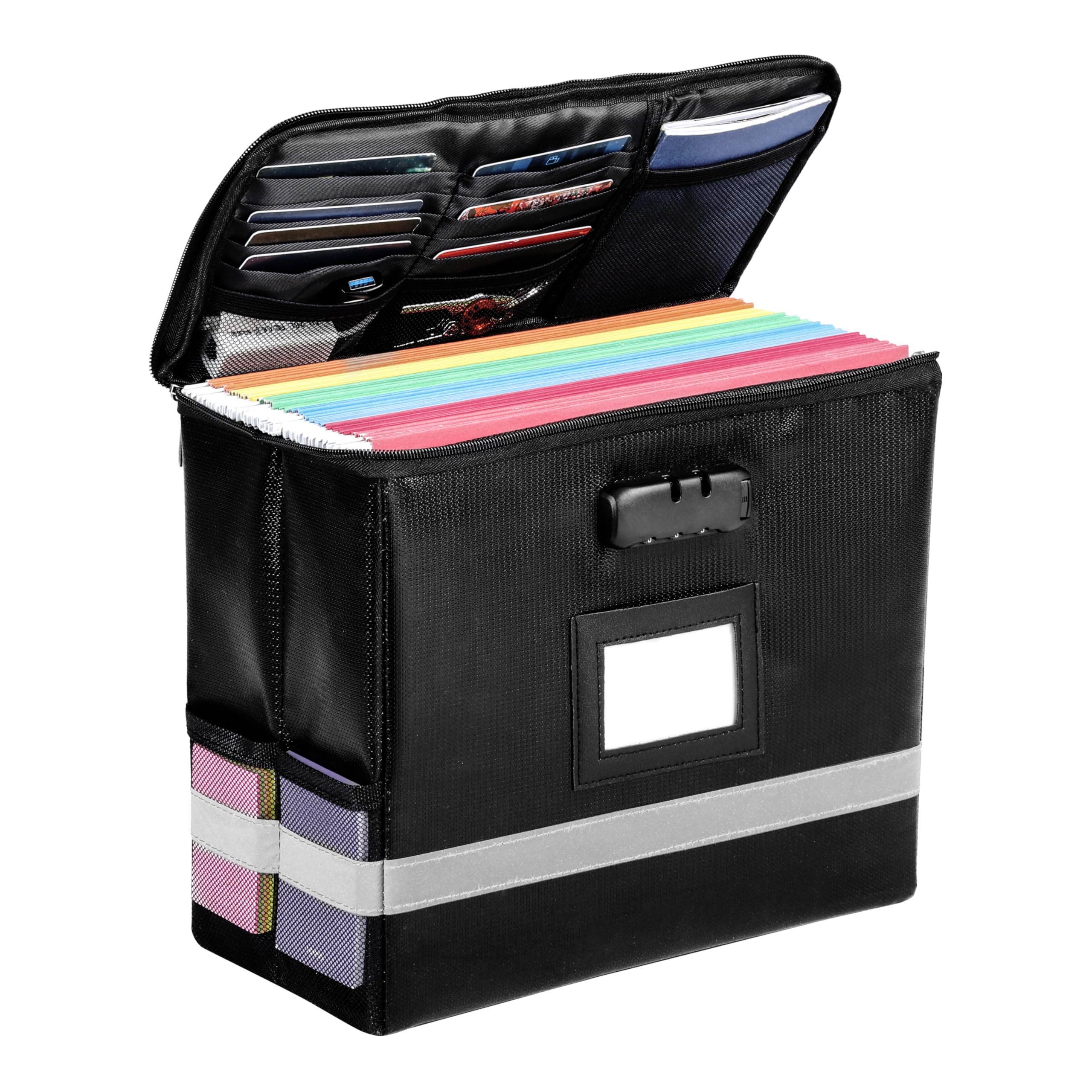 Sac De Classement Anti Incendie Belle Vous Porte Document Ignifuge Et Etanche - Boite De Rangement Dossier Papier Administratif - Petit Coffre Fort Maison Ou Bureau - Pochette Anti Feu Pour Argent