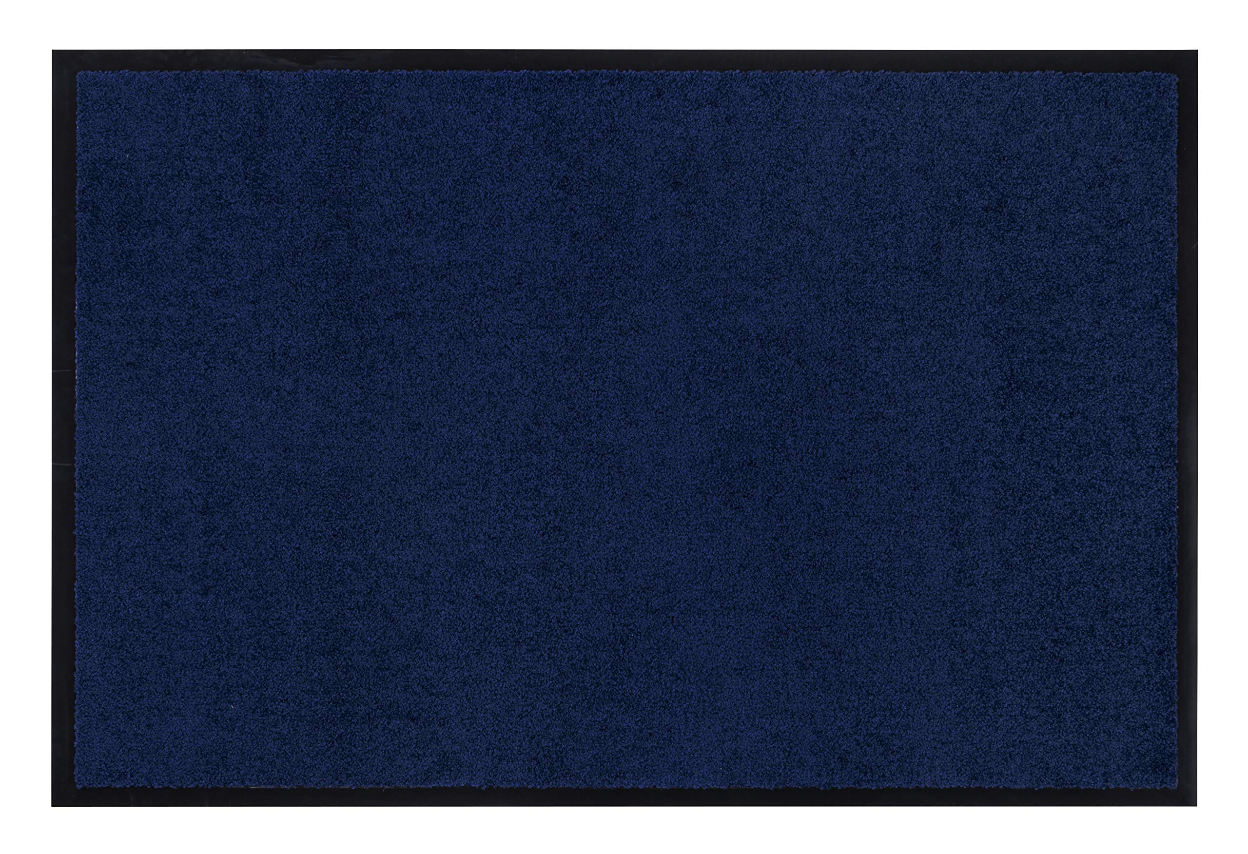Andiamo Entrée intérieur/extérieur - Antidérapant Lavable Paillasson Polyamide, bleu foncé, 120 x 180 cm