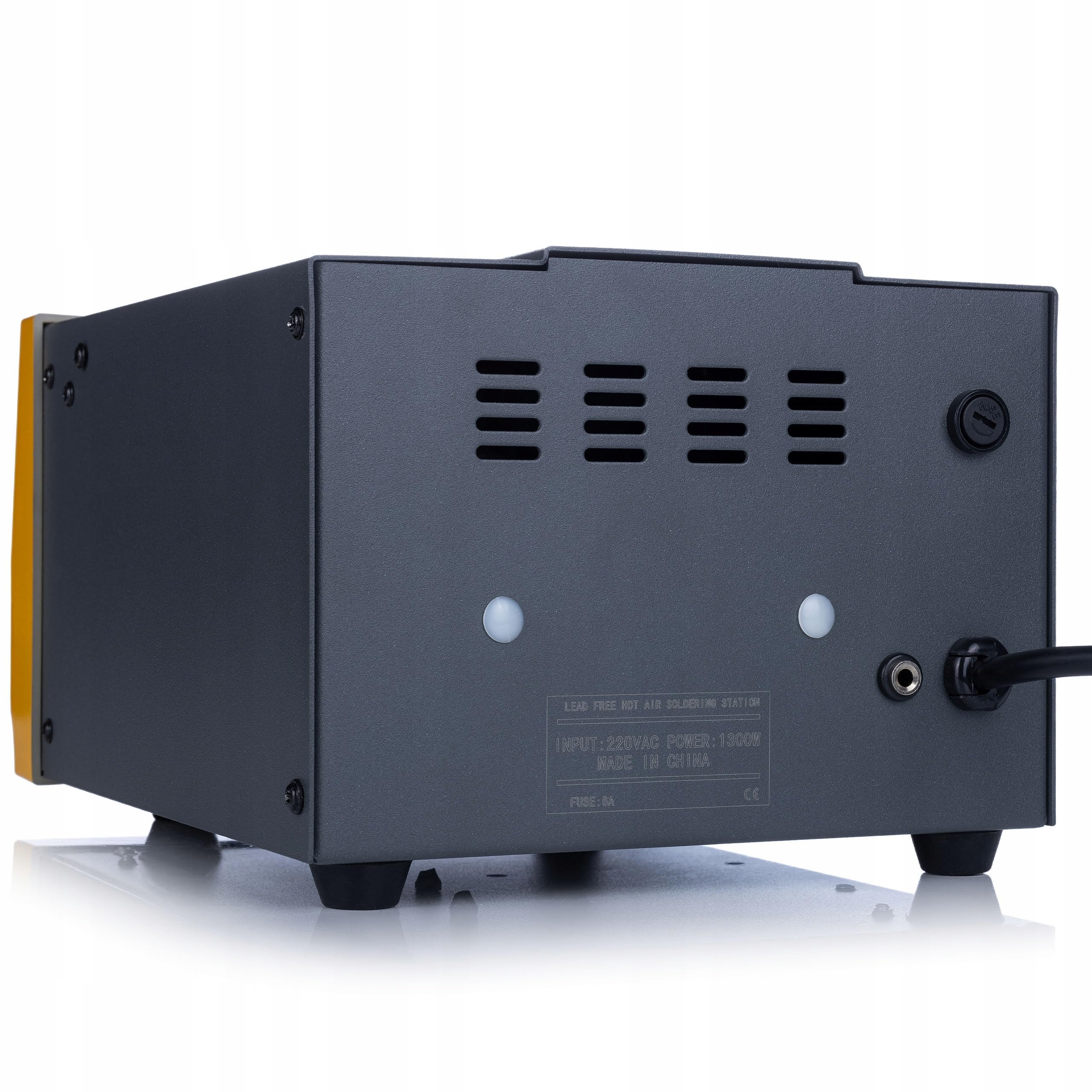 Rosfix AirFlow X 1300 W stacja lutownicza + zasilacz laboratoryjny 32 V 5 A + mata silikonowa 45 × 30 cm – ekran dotykowy, 3 kanały, ochrona ESD | do SMD, BGA, QFP | Zestaw naprawczy elektroniki