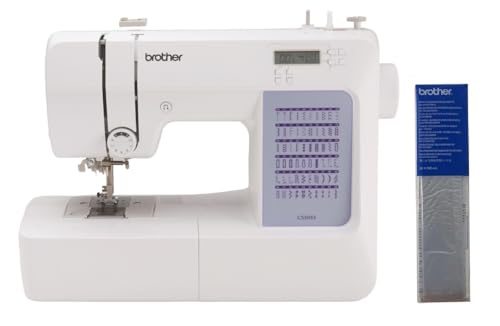 Image of Brother CS5055 Computerized Sewing Machine, 60 Built-in Stitches, LCD Display, 7 Feet and SA520 Water Soluble Stabilizer
