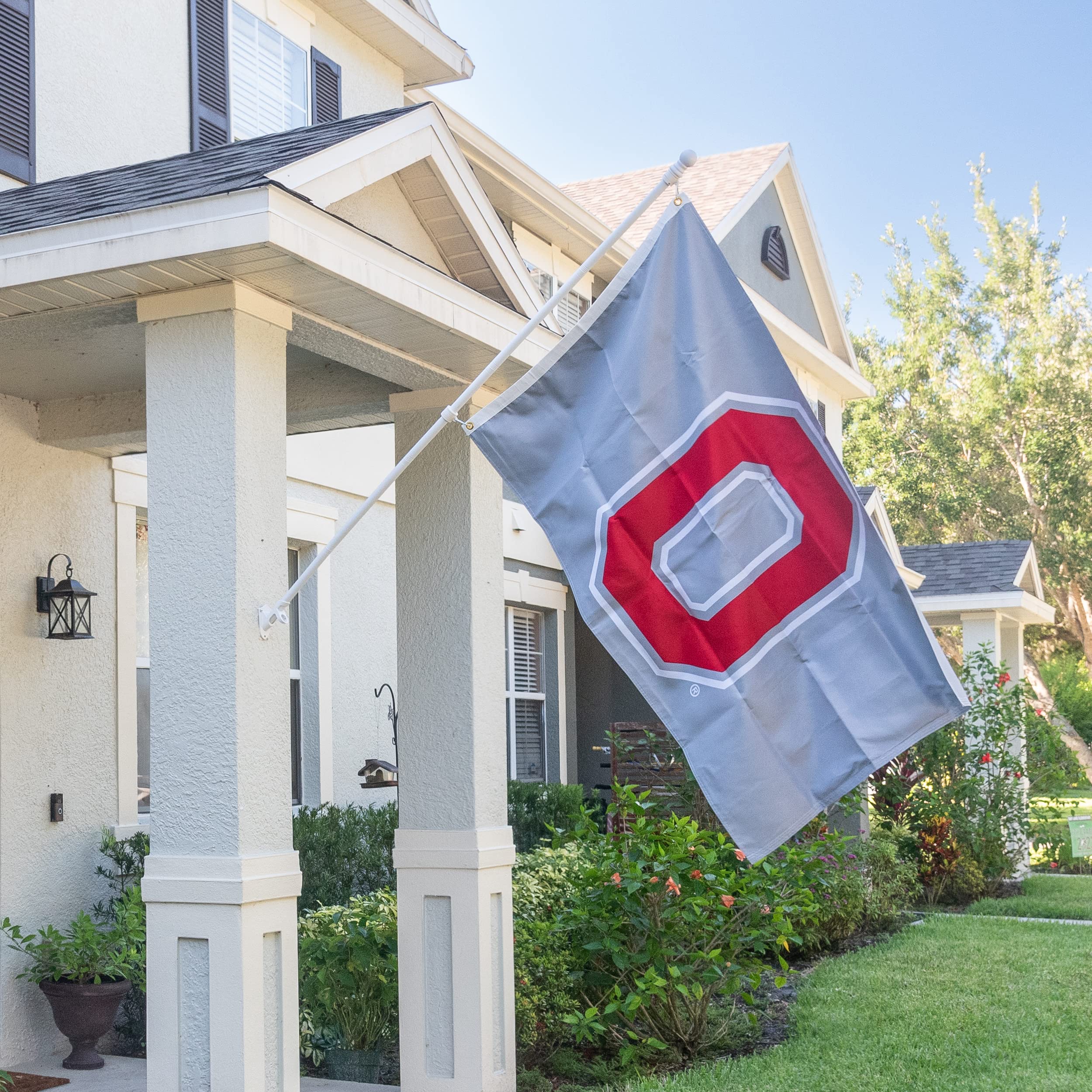Desert Cactus Ohio State Buckeyes Flag - Officially Licensed 3x5 Ft Polyester Indoor/Outdoor OSU Flag - View #3