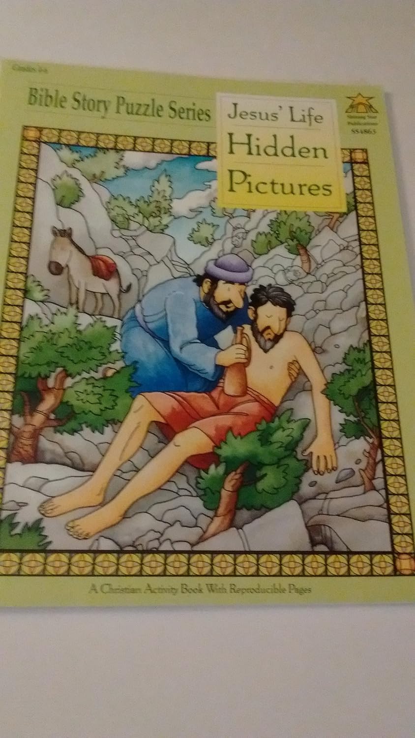 Jesus' Life Hidden Pictures: Bible Story Puzzle: Shining Star ...