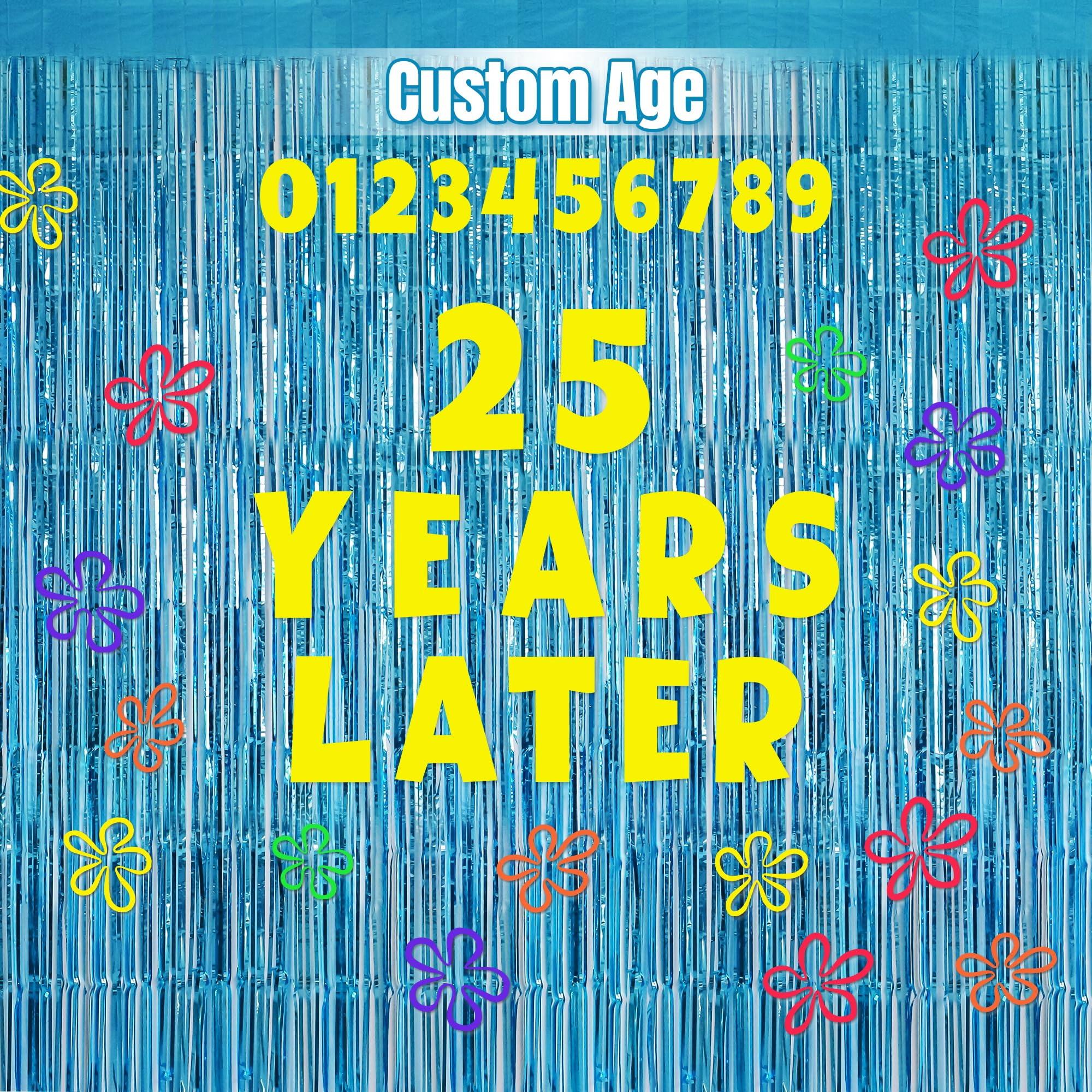 Cartoon Sponge Birthday Decorations 25 Years Later Banner Under The Sea Ocean Themed Party Favors Custom Age Birthday Banner Whats Funnier Than 24