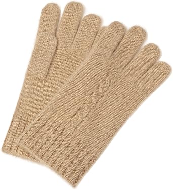 Cashmere Boutique: 100% Pure Cashmere Unisex Gloves (6 Colors, 2 Sizes) Premium A-Grade Cashmere Luxury