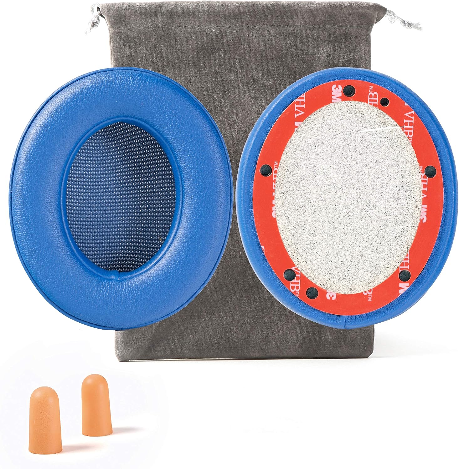 EARSUN Replacement Beats Studio 2 Beats Studio 3 Wireless Ear Cushions Pads Muffs for Over Ear Headphones Wireless B0501 Wired B0500 (Not Compatible Any Other Models !!!) - Blue