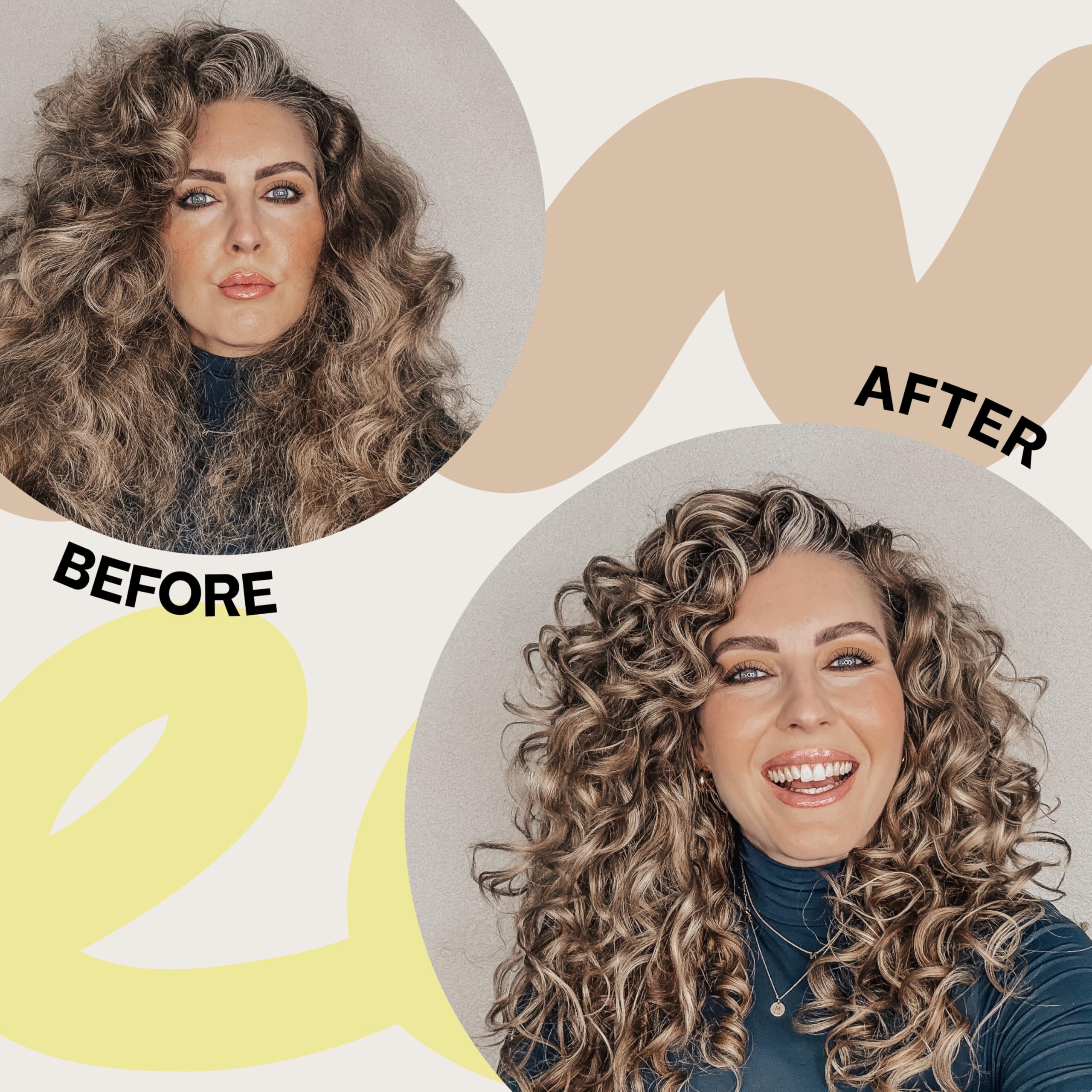 BALI CURLS Set – Nourishing Shampoo (250 ml), Curl Defining Gel (150 ml) & SOS Protein Treatment (20 ml) – Pflegeset für gepflegte, kräftige & definierte Locken