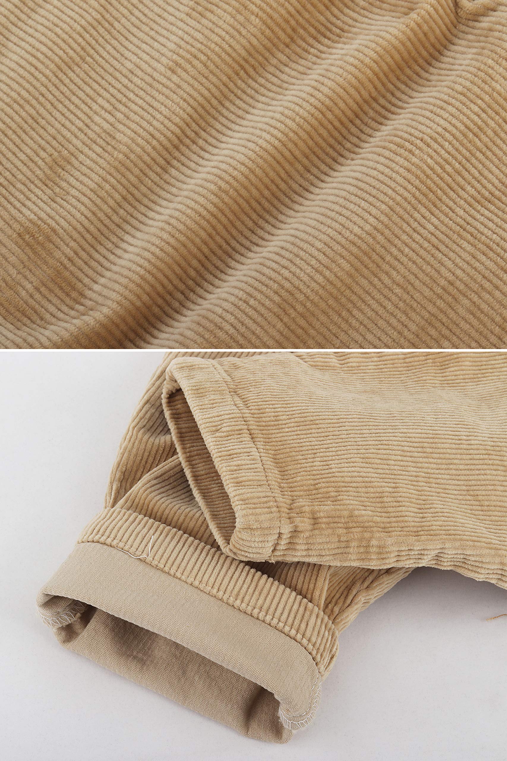 Salopette en Velours Côtelé pour Bébé Tout-Petit Enfants Garçon et Fille avec Bretelles pour Bébé Tout-Petit Enfants 1-4 ans Style Vintage Rétro - Taille 80/86/92/98/104/110