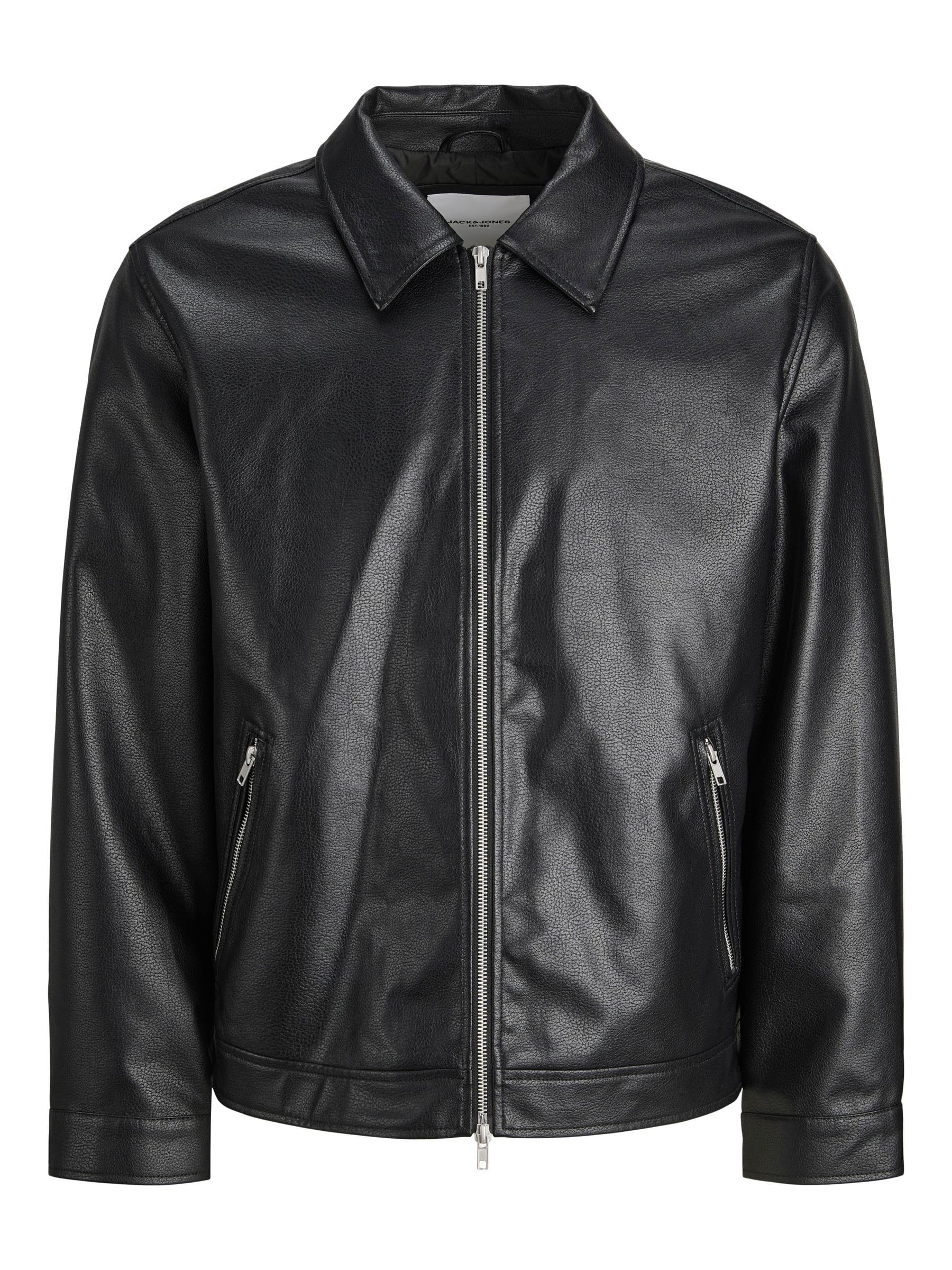 JACK & JONES Bikerjacke JJECASABLANCA PU JACKET NOOS